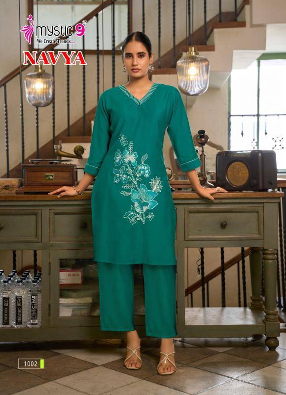 Mystic9 navya vol 1 coord set Kurti wholesale market in Bhavnagar